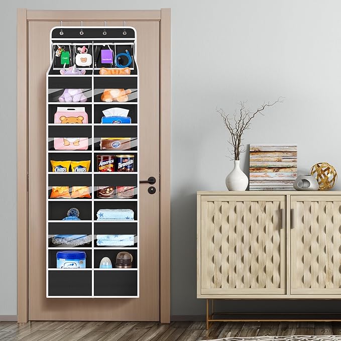 Univivi 6-Shelf Over Door Hanging Organizer Fabric Door Storage - Image 6