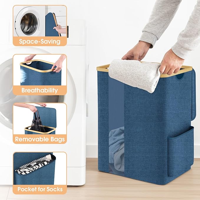 Laundry Basket Clothes Hamper - Image 4