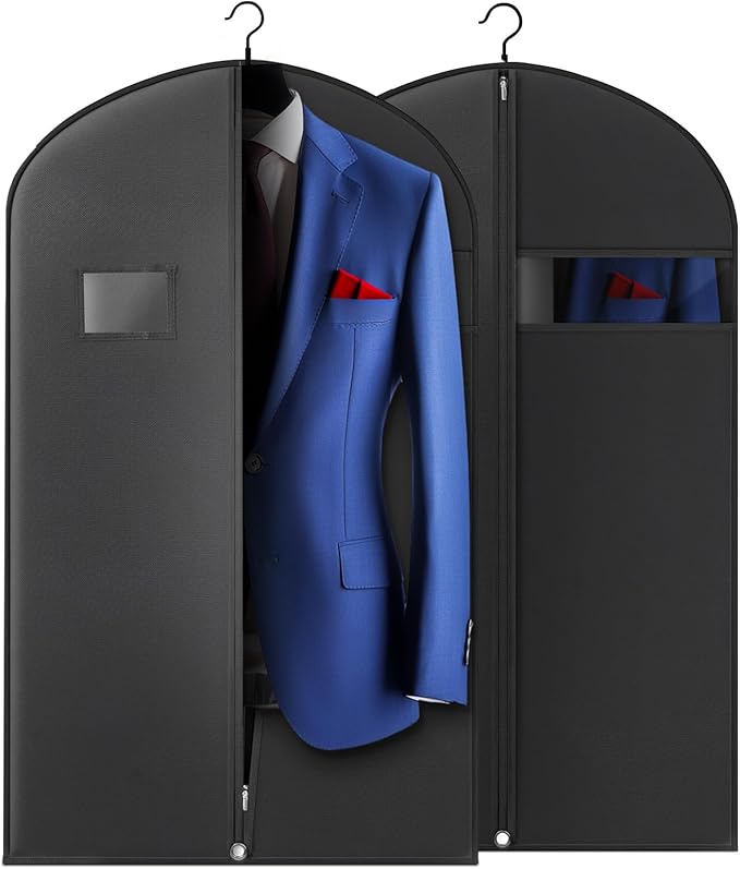 40-inch Garment Bags for Travel, Garment Bags for Hanging Clothes by Hleelomi