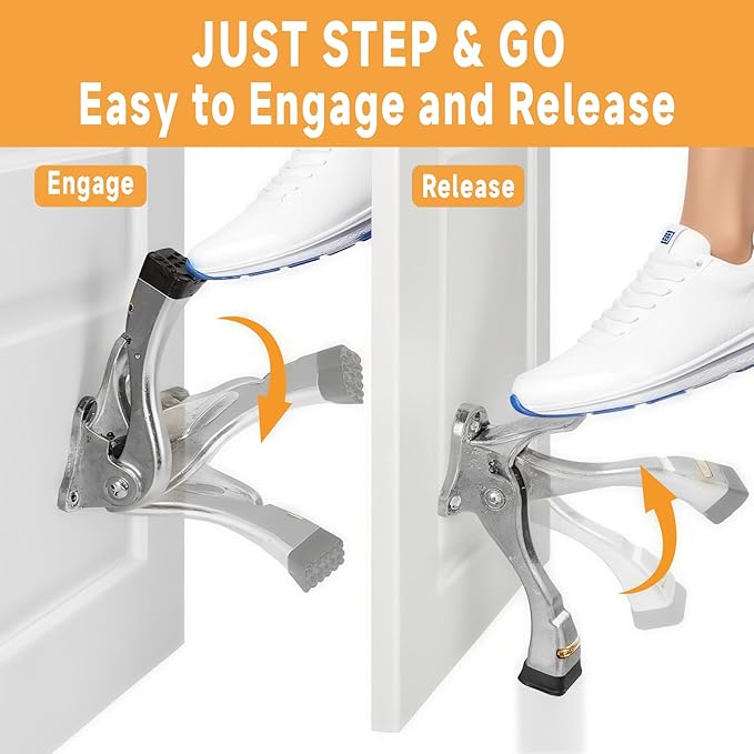 GoldPig Door Stoppers, 1 Pack Kickdown Door Stop - Image 2