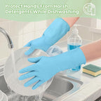 Cleaning Gloves for Dishwashing, 4/5 Pairs Reusable Kitchen Gloves for Wash - Image 5