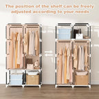 Portable Closet for Hanging Clothes, Portable Wardrobe Closet - Image 5