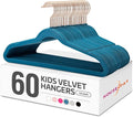 HOUSE DAY Velvet Kids Hangers 60 Pack, Premium Childrens Hangers by HOUSEDAY