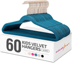 HOUSE DAY Velvet Kids Hangers 60 Pack, Premium Childrens Hangers by HOUSEDAY