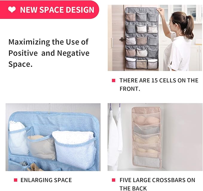 Bseash Enlarged Closet Hanging Bra Organizer - Image 5