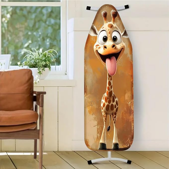 Nuxovilar Cartoon Giraffe Pattern Ironing Board Cover, 15 * 54inch, Fits Most - Image 2
