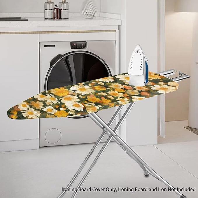 Painting Flower Ironing Board Pad and Cover Durable Thick Daisy Ironing Board - Image 2