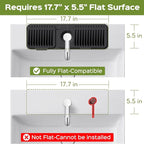 18 Inch Silicone Faucet Mat for Kitchen Sink Splash Guard – 2025 Upgraded - Image 2