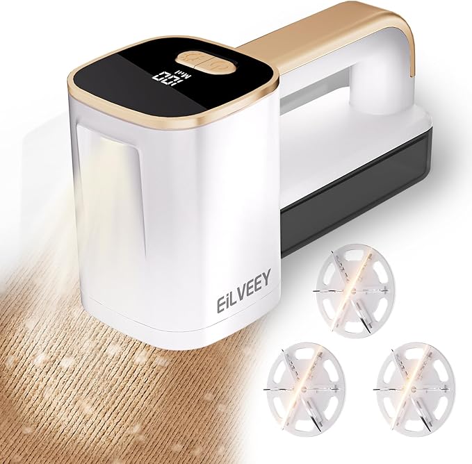 Rechargeable Lint Remover, Fabric Shaver Fuzz Remover, Sweater Shavers by Eilveey