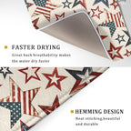 Flag Stars Stripes Patriotic 4th of July Dish Drying Pad 18 x 24 Inch - Image 3