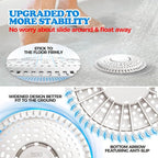 zaa Shower Drain Hair Catcher, 2 Pack Premium Silicone Drain Protector & Shower - Image 3