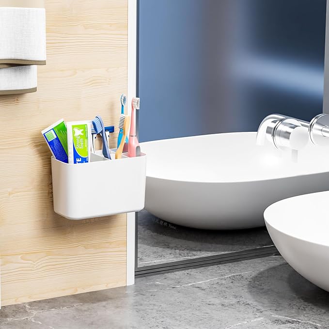 Electric Toothbrush Holder for Bathroom Countertop and Wall Mounted - Image 8