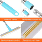 Carpet Rake for Pet Hair Removal, 2 in 1 Pet Hair Remover Tool - Image 5