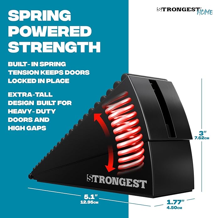 Strongest Home 2 Pack XL Adjustable Door Stopper - Image 2
