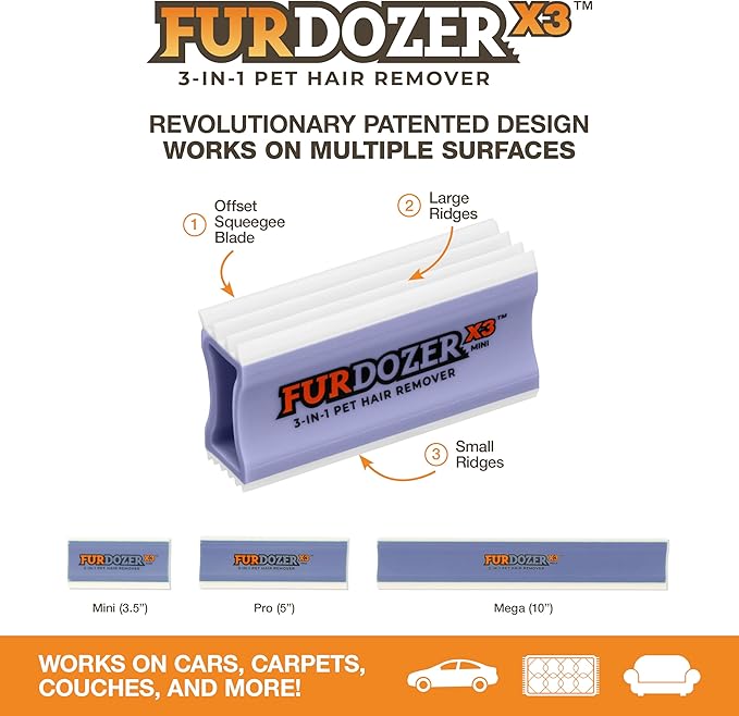 FurDozer Pet Hair Remover & Auto Detailing Tools - Image 2