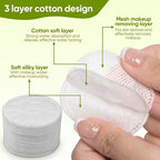 Boxed 300-Count Embossed Cotton Rounds – 3 Unique Patterns, Dual-Sided - Image 3