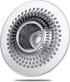 MFTEK Drain Hair Catcher Tub Drain Protector, Stainless Steel Bathtub Shower by MFTEK