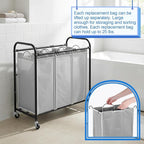 SHENLIU 3 Bag Laundry Sorter Replacement Bags - Image 3