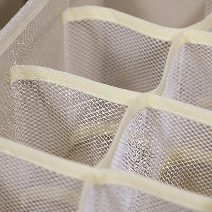 12 Pack Foldable Drawer Organizer Dividers Cloth Storage Box Closet Dresser - Image 5