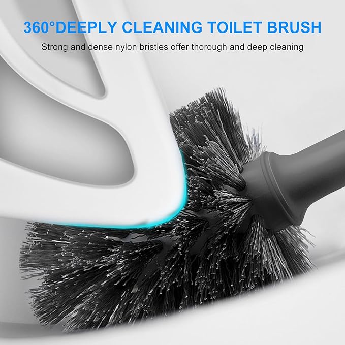 SetSail Toilet Brush and Plunger Set, 3 Pack Toilet Plungers - Image 5