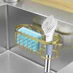Yazoni 2-in-1 Sponge Holder for Kitchen Sink, Sink Caddy Kitchen Sink Organizer - Image 5