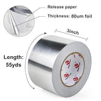 BOMEI PACK Aluminum Foil Tape, Heavy Duty Metal Duct Tape, High Temperature - Image 2