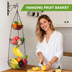 HULISEN 3 Tier Hanging Fruit Basket - Image 2