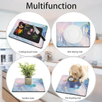 Dish Drying Mat for Multiple Usage. Super Absorbent, Easy clean, Quick dry - Image 4