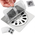50 Pack Premium Disposable Shower Drain Hair Catcher Stickers – Waterproof Mesh by Innosel