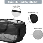 Durable Collapsible Laundry Baskets, Mesh Pop Up Laundry Hamper - Image 4