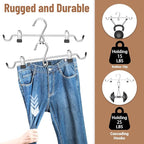 Pants Hangers Space Saving, Stackable Skirt Hangers - Image 6