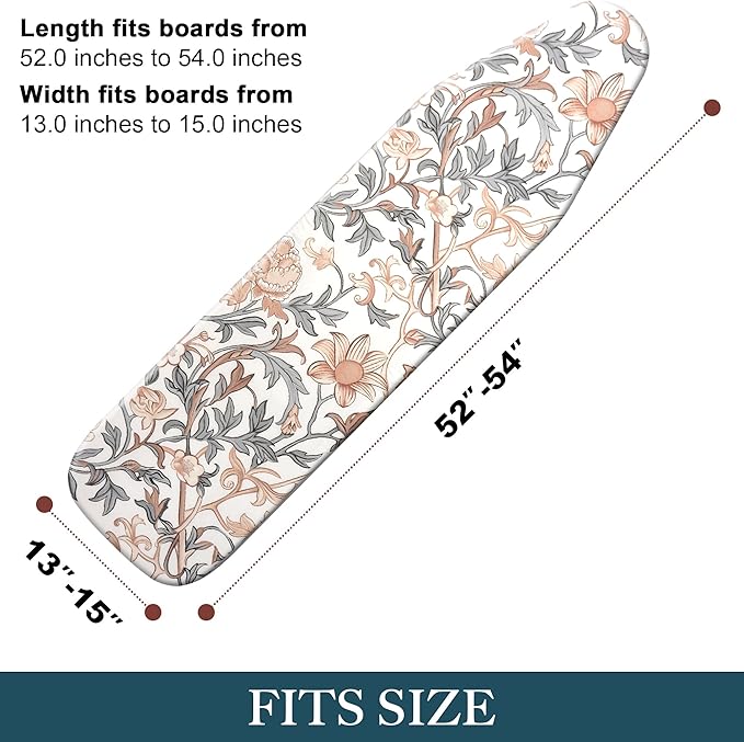 Thick Padded Ironing Board Cover and Pad – Extra Soft & Heatproof Surface – - Image 3