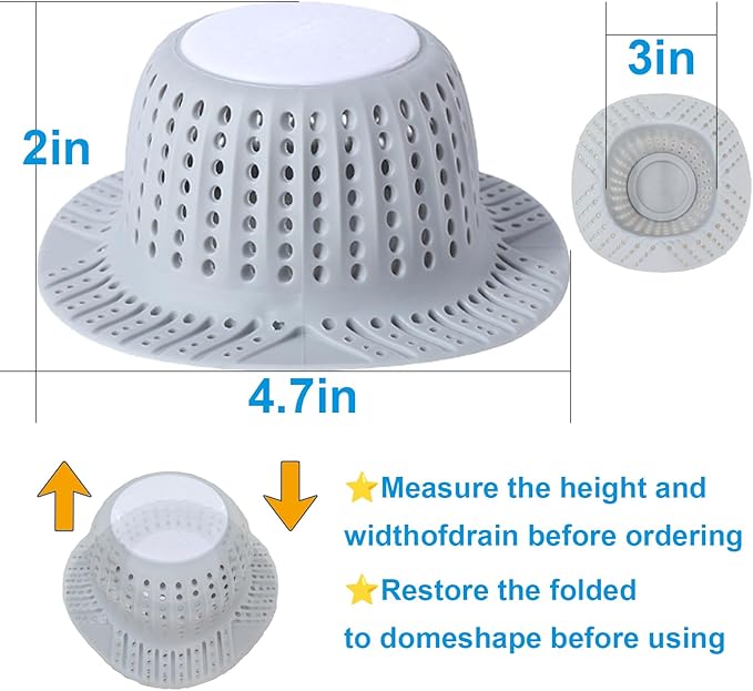 Silicone Shower Drain Hair Catcher - Image 2