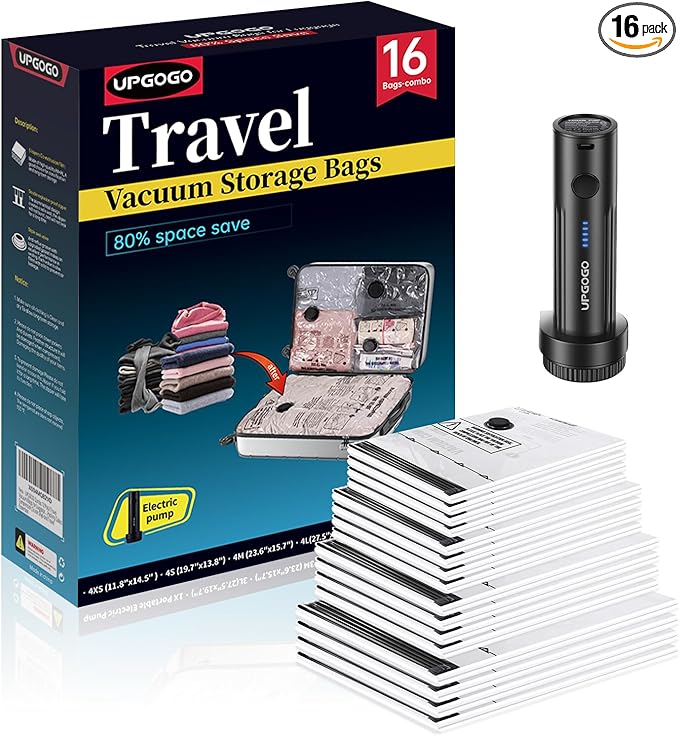 Travel Vacuum Bags for Luggage by UPGOGO