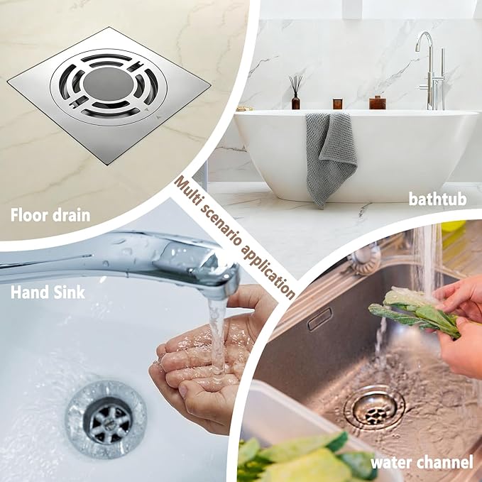 Shower Drain Hair Catcher, Shower Drain Cover - Image 7