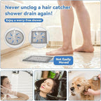 Shower Drain Hair Catcher, 4.72" Shower Drain Cover, All-in-One Universal Sink - Image 3