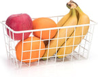 Hanging Kitchen Baskets Adhesive Sturdy Wire Storage Baskets - Image 7