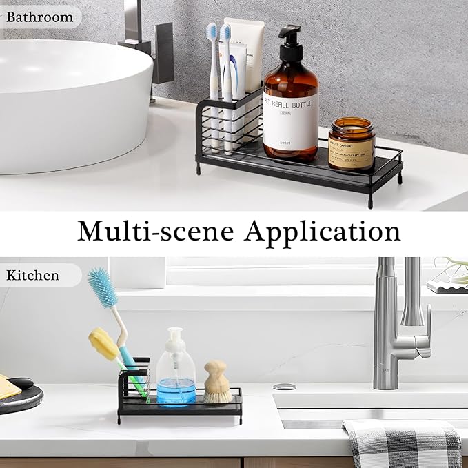 Luxspire Toothbrush Holders, Bathroom Organizer Countertop - Image 7