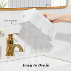 Luxspire Resin Toothbrush Holder, 5 Slots Hygienic Handmade Toothbrush Storage - Image 4