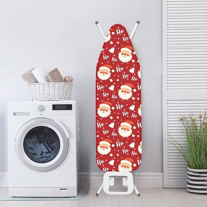 Cute Santa Claus Xmas Ironing Board Cover Cover Standard Size Soft Fabric - Image 3