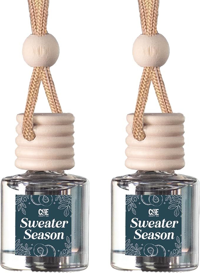 C&E Craft Co Hanging Car Air Freshener Diffuser 2 Pack, Long Lasting Fragrance by CECraftCompany