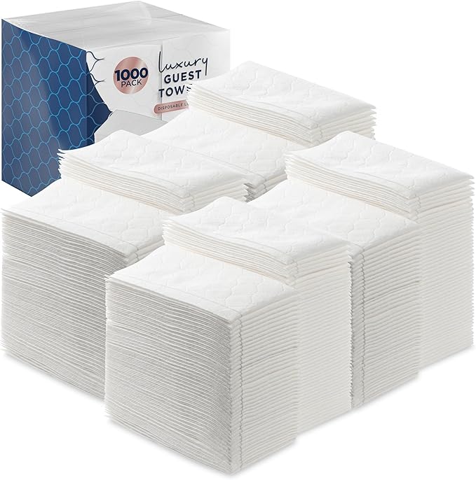 Disposable Guest Towels 1000 Pack by Unknown