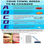 Disposable face towel, MIXUISEE thick and soft face towels, 100% cotton face - Image 9