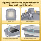 HOYTAMDA 20-30Lbs Rice Container, Collapsible Airtight Food Storage Containers - Image 5