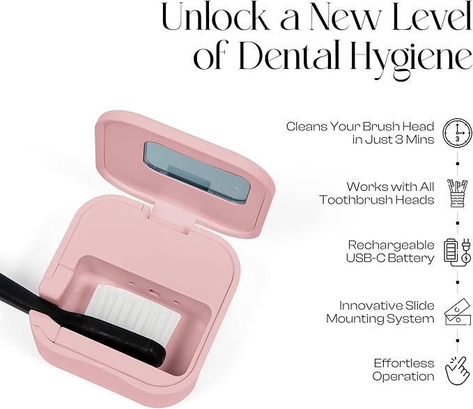 Mondano UV-C Toothbrush Sanitizer and Holder, Toothbrush Case - Image 3