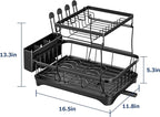 Dish Drying Rack 2-Tier Dish Racks - Image 7
