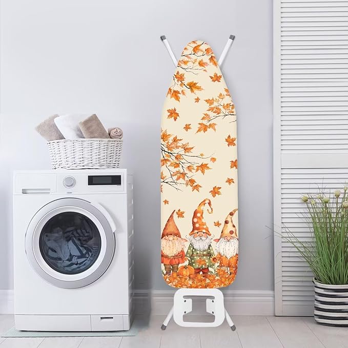 Fall Leaves Dwarf Ironing Board Covers Easy to Install Stain Resistant Hook and - Image 3