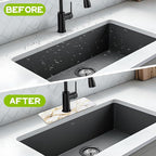 Kitchen Sink Splash Guard Faucet Mat Super Absorbent Fast Drying Mat Guard - Image 6