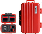 LYNCA 24 Slots Camera Memory Card Case Holder Water-Resistant Anti-Shock SD by LYNCA