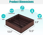 Drawer under Cabinet Clothes Organizer 5 Cell Foldable Storage Cubes Underwear - Image 2